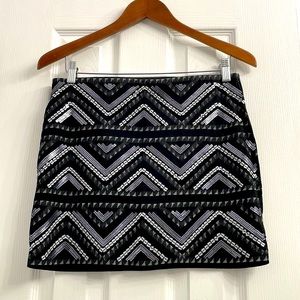 Express Sequin Mini Skirt
